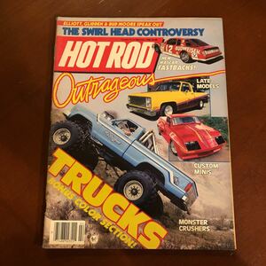 HOTROD TRUCKS 1986 2月 洋書 ホットロッド トラック アメリカン カルチャー アメ車 旧車 カスタム ビンテージ 古書 当時物