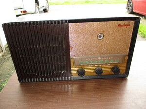  vacuum tube radio Onkyo Osaka sound operation unknown present condition Showa Retro that time thing collection antique 