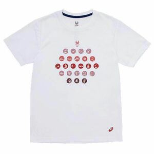 ★新品・未開封品★ 東京2020 オリンピック　パラリンピック　スポーツ　ピクトグラム　Tシャツ Mサイズ　アシックス