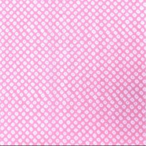 ダブルガーゼ　約50cm×50cm 和柄　小さめ絞り　ピンク