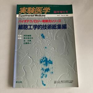 ◇ 実験医学 臨時増刊号 vol.7 No.13 1989年 細胞工学的技術総集編 岡田善雄 黒木登志夫 金在萬 近藤寿人 羊土社 ♪GM01