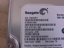 ◎G/087●シーゲイト Seagate☆3.5インチHDD(ハードディスク)☆500GB SATA600 7200rpm☆ST3500413AS☆中古品_画像5