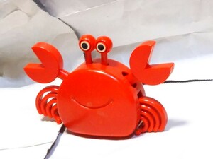  crab /./ crab ..../zen my toy / toy Showa era antique retro Vintage made in Japan [ scratch / deterioration equipped * immovable goods ]1 piece 