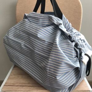 エコバッグ 折りたたみ簡単 ハンドメイド 大きいサイズ L