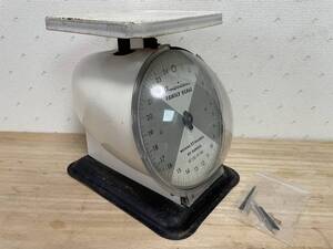 AMERICAN FAMILY SCALE アメリカン ファミリー スケール Made in USA WEIGHS 25 POUNDS BY OUNCES ミッドセンチェリー 計り