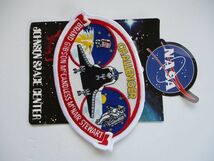 【送料無料】NASAスペースシャトル『STS-41-B』チャレンジャー刺繍ワッペン/パッチUSアップリケ宇宙飛行士ロケット U3_画像3