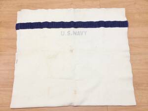 実物！US NAVY WOOLブランケット毛布 ビンテージ品