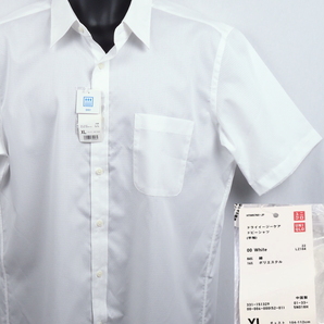 《郵送無料》■Ijinko◆新品☆Uniqloユニクロドライレギュラーカット イージーケアドビー XL サイズ半袖シャツ