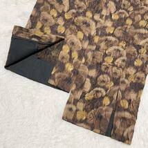 本物 コレクションモデル ルイヴィトン シワ加工 花柄 フラワー フローラル デザイン パンツ 34 ブラウン系 茶系 LOUIS VUITTON_画像4