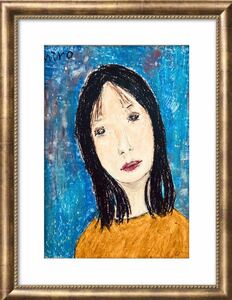 Art hand Auction Artist Hiro C The Story After Crying, Artwork, Painting, Pastel drawing, Crayon drawing