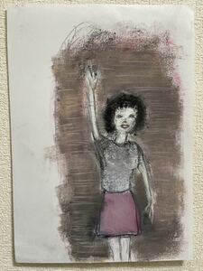 Art hand Auction Painter hiro C Welcome back now, artwork, painting, pastel painting, crayon drawing