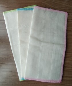 キッチンふきん吸水性抜群レーヨン100% 3枚セット新品未使用