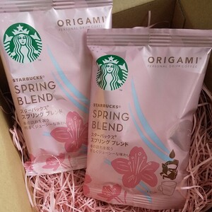 スターバックスオリガミ スプリングブレンド ドリップコーヒー 2杯分 STARBUCKS スタバ