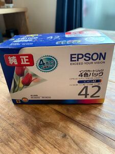 EPSON純正インクカートリッジ IC4CL42 4色パック ブラック/シアン/マゼンタ/イエロー