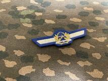 日本軍　日本陸軍　航空章　胸章　徽章　アビエーションバッチ　ふきや製　C_画像1