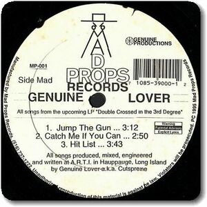 【●03】Genuine Lover/Jump The Gun/12''/Catch Me If You Can/Hit List/'90s Underground Hip Hop/Random Rap/DJ Koco