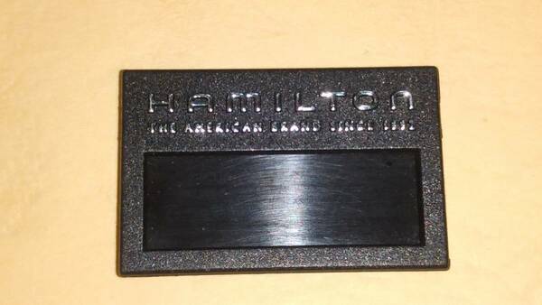 【HAMILTON】ハミルトン、H24615331ベンチユラXXLプレスリー生誕75周年限定モデルのタグ