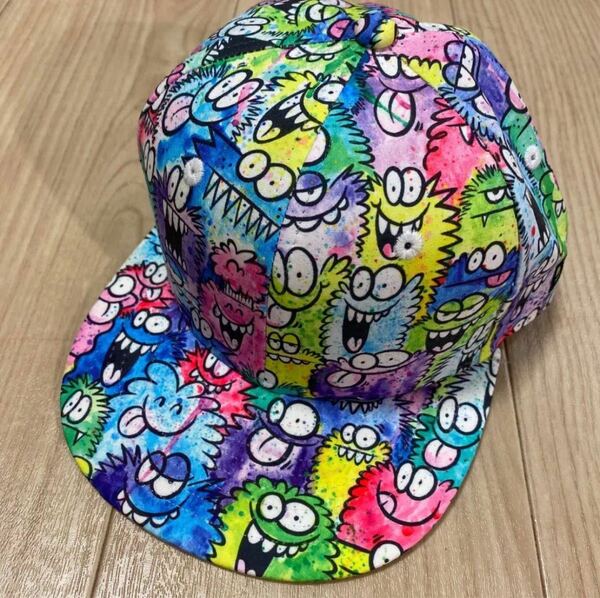 ニューエラ　キッズ　kevin lyons アート　オールオーバー　キャップ　完売品