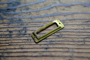 NO.5000 old brass. nameplate 37mm for searching language -A25g antique Vintage old tool brass metallic material desk chair shelves small drawer book@ establish bookcase cupboard ..