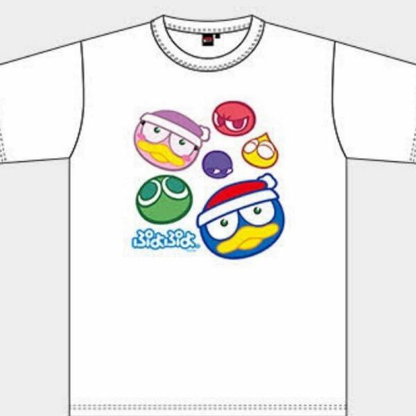 XLサイズ ドン・キホーテ限定 コラボ ドンペン ぷよぷよ ゲーム シャツ Tシャツ