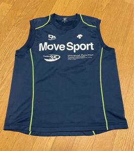 デサント ノースリーブシャツ Lサイズ USED DESCENTE MoveSport タンクトップ