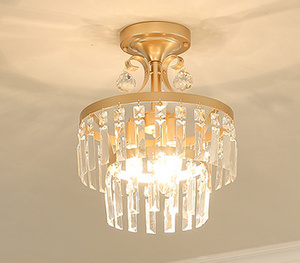  high class chandelier 1 piece! crystal lamp! living * entranceway *. under oriented! LED Northern Europe design size :40×30cm