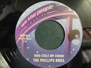 The Phillips Bros. ： Who Stole My Cookie 7'' / 45s ★レア Funk 再発 / Side B オルガン Inst Funk !☆ c/w Solicitiors - Get With It