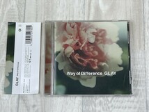 お514　CD GLAY / Way of Difference_画像1