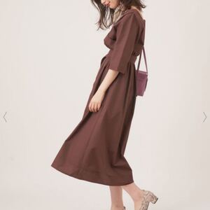カシュクール スクエアネック ワンピース ナチュラルクチュール