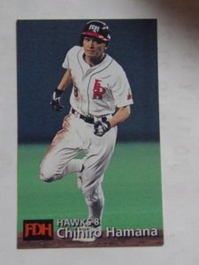  Calbee base Ball Card 1997 No.41 Hamana thousand wide Fukuoka large e- Hawk s