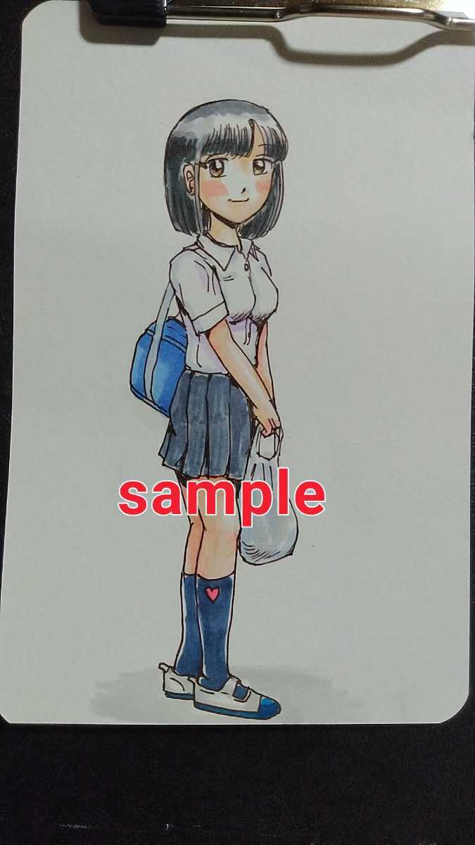 hand drawn illustration girl, comics, anime goods, hand drawn illustration