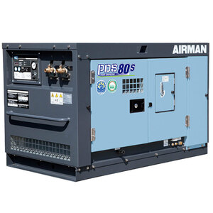 50000-111　(送料無料)　エンジンコンプレッサー　PDS80S-5C5　BOXタイプ　北越工業