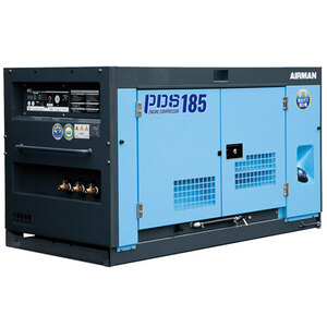 50000-114　(送料無料)　エンジンコンプレッサー　PDS185S-5C5　BOXタイプ　北越工業