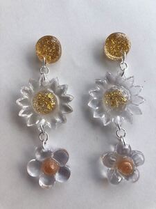 ハンドメイド レジン ピアス イヤリング