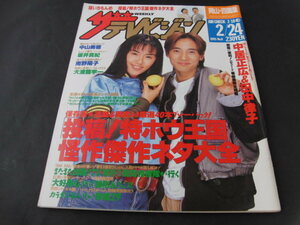 d4■ザ・テレビジョン1995年2・18～中居正広、田中律子、中山美穂、坂井真紀、南野陽子、大浦龍宇一