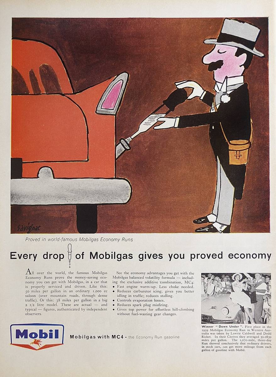 新作人気 広告 1958年 ヴィンテージ oil レイモン・サヴィニャック