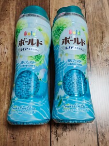 ボールド レノア 香りブースター ビーズ フレッシュピュアクリーン 2本分(中身のみ) 限定品