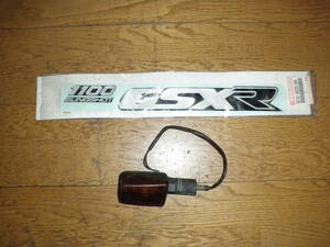 GSX-R1100 GV73A GSX-R1100K FOR 3CH テールカウルデカール左 68141-40C20-2RM 当事物新品　ウインカー中古 刻印35601-70