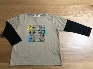 【即決 新品】鬼滅の刃★長袖Tシャツ【120】炭治郎 善逸 伊之助 ロンT キッズ しまむら GU ユニクロ