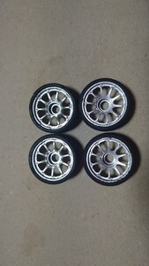 京商 ミニッツ アルミホイール CE28N ナロー シルバー