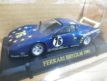 フェラーリ512BBLM1981年1/43アシェットFERRARI　箱無_画像1