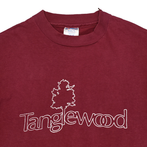 90s usa vintage Hanes BEEFY-T【Tanglewood】プリント Tシャツ size.L ヘインズ USA製 オールコットン シングル