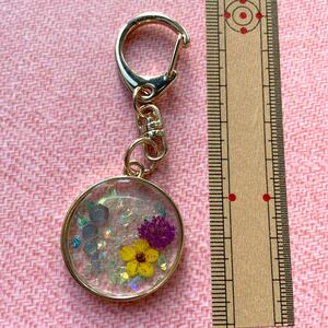 ハンドメイド キーホルダー 123