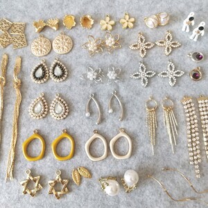 ハンドメイド アクセサリー チャーム 詰め合わせ 50点
