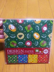Поделки из бумаги  Рождество pop клетка ...... дизайн бумага 4 рисунок каждый 10 листов 40 листов ①купить NAYAHOO.RU
