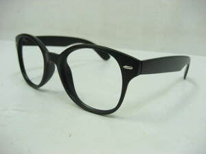 伊達眼鏡 B-080 メガネ めがね マットブラック 黒 