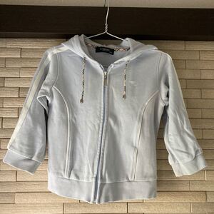 バーバリー ジップパーカー ジャンバー 上着 スウェット トレーナー ジャケット バーバリーチェック ブルー キッズ 90