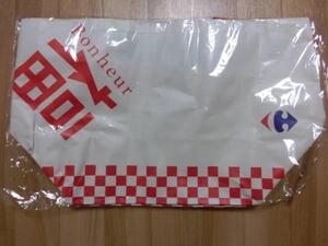 かばん 鞄 福 旧正月 春節 カルフール 大型 エコバッグ 台湾 白色 正月 エコバッグ トートバッグ 鞄 バッグ エコバ かばん バッグ カバン