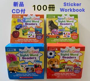 新品 英語絵本 CD付 Nonfiction Sight Word Readers サイトワーズ スカラスティック 多聴多読