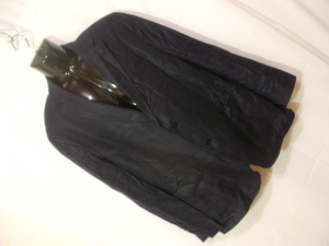 sue1086 Massimo Dutti マッシモドゥッティ メンズ ■ リネンジャケット ■ ダークネイビー 2つボタン サイドベンツ サイズ46 S-Mくらい